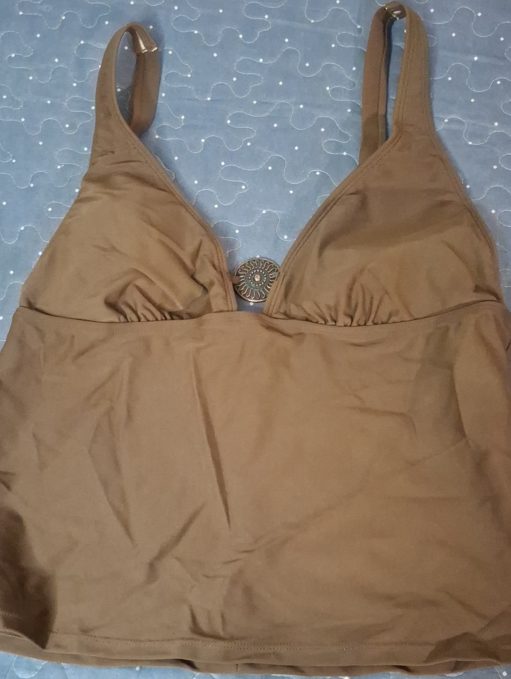 Cole Of CaliforniaBrown Women's Tankini Swim Top size 12